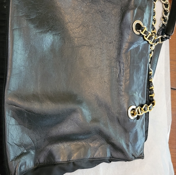 Vintage Prada Black Leather And Tessuto Nylon Handbag - Picture 2 of 16